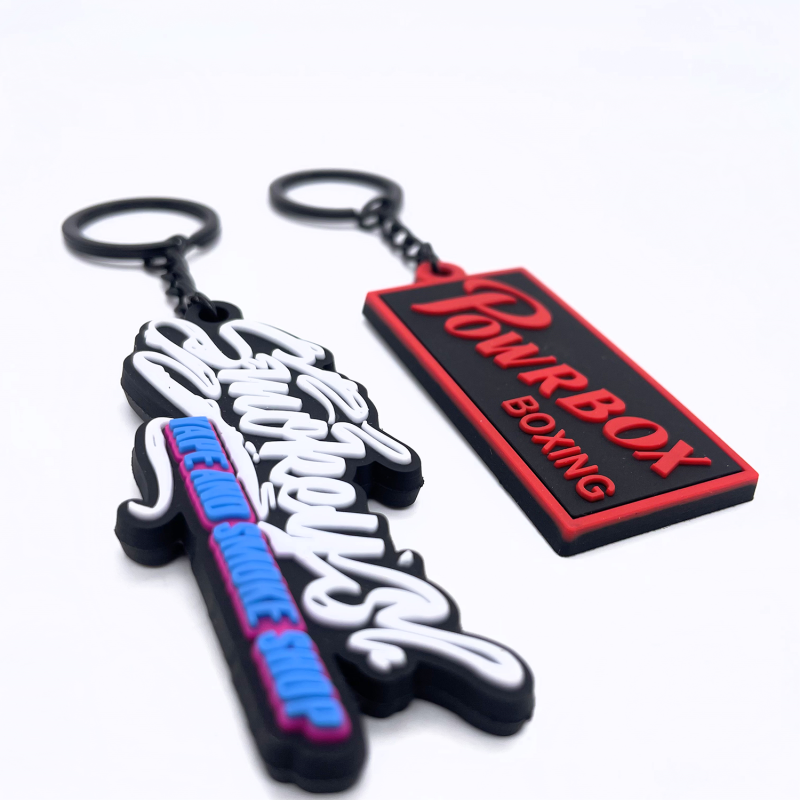 Porte-clés PVC personnalisé en 3D