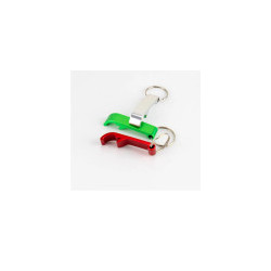 Porte-clés en métal décapsuleur personnalisé