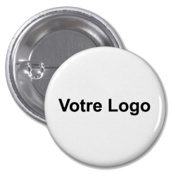 Badge rond en métal personnalisé