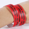 Bracelet Tyvek 19 mm Marquage NOIR